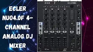 Best 4 Channel Analog DJ Mixer with VCF Filters & Dual Headphone Output | Ecler