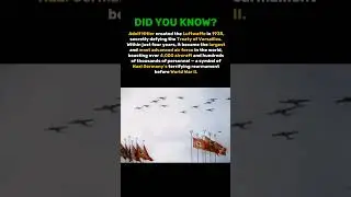The Luftwaffe was created by Hitler #history #war #ww2 #shorts