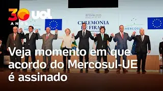 Mercosul e União Europeia assinam acordo comercial após 25 anos; veja vídeo