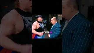 Brock Lesnar and Paul Heyman before vs after #wrestling #punk #viral