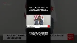 Chicago Mayor Grilled Over Personal Security Detail While Crime Skyrockets #news #trump #maga #usa