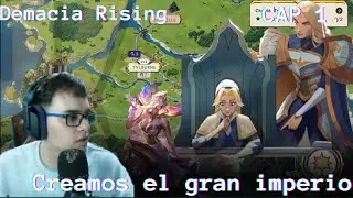 Probando el juego de estrategia y recursos de riot VAMOSS DEMACIAAA