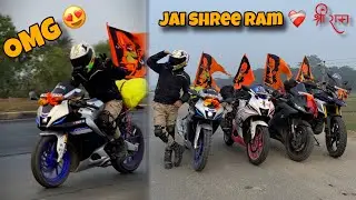 Jai shree ram 😍 | Ayodhya Ride Ep : 2 ❤️&zwj;🩹 @riderad #ayodhya #rammandir #motovlog #riderad #r15
