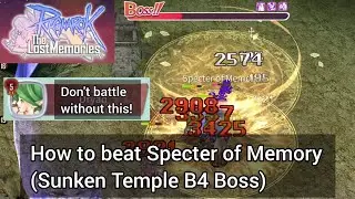 Specter of Memory | Byalan / Sunken Temple Boss (Ragnarok The Lost Memories)