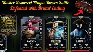 NightMare Tower Bosses Battle 160 Fights + Rewards | Brutal Ending Talent setups | MK Mobile