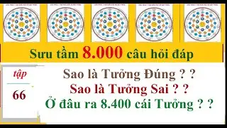 Tập 66: Tưởng Đ&uacute;ng ? Tưởng Sai ? ở đ&acirc;u ra 8.400 C&aacute;i Tưởng ? ? -  8.000 c&acirc;u hỏi đ&aacute;p Thiền T&ocirc;ng
