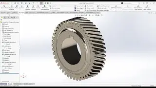 SOLİDWORKS Helisel Dişli Çizimi - 3D Modelleme Adım Adım