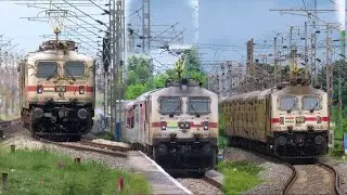 10 in 1 afternoon train spotting at Chennai outer | Egattur | Indian railways