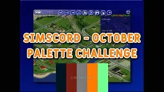 Simscord October Palette Challenge - Sims 1 Build/Buy Mode
