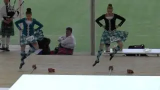 Cowal 2015 - Friday adult sword dance with Rachael Walker (651) Iona Black (653)