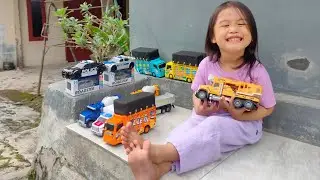 Mainan Ekskavator, Police Car, Truk Molen, Trck, Bus Telolet, Ambulance, Mobil Polisi, Truk Oleng.