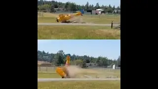 Crash of a Boeing-Stearman B75N1 (N2S-3) Kaydet at Skymeadows Airpark, Washington (June 15, 2025)