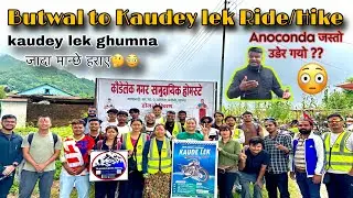 Butwal To Kaudey Lek Ride //Hiking || Beautiful place to visit near Butwal #Ep2nd