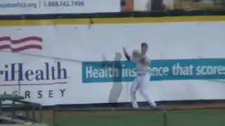 Trenton's Amburgey robs a would-be homer