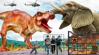 T-Rex Chase - Part 50 - Jurassic World Dinosaur Fan Movie