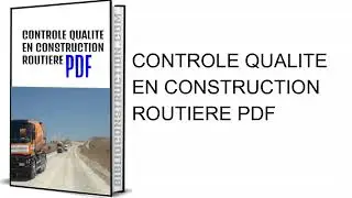 CONTROLE QUALITE EN CONSTRUCTION ROUTIERE PDF