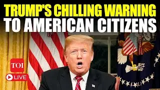 Trump LIVE | 'Very Big Force Awaits..': Trump's Shocker From Oval Office, Warns Against New Protests