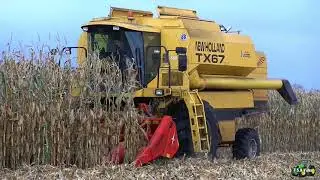Korrelmais dorsen en malen. Landbouwbedrijf: Buijs Emmer-Compascuum