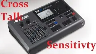 НАСТРОЙКИ ПЕРЕКРЕСТНЫХ ПОМЕХ ALESIS DM10
