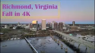 Richmond, Virginia | Stunning Fall in 4K | DJI Mavic Air 2 Drone Footage
