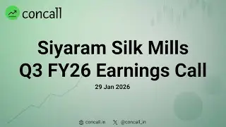 Siyaram Silk Mills Q3 FY26 Earnings Conference Call  | Concall.in