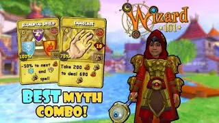 Wizard101 Max Myth PvP: FIRST TIIME Using IMMOLATE On The MYTH!