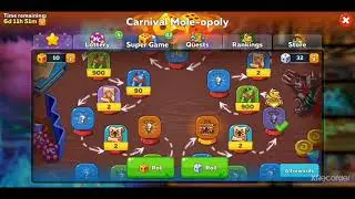 Hustle Castle: Carnival Mole-opoli EVENT: over 300 Lottery, Super Games and chests
