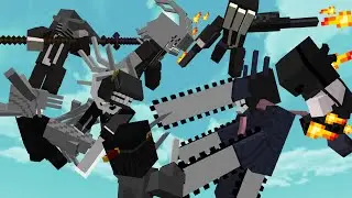 MOTOSIERRA, KATANA y m&aacute;s- Pochita Vs H&iacute;bridos- | Chainsaw Man | MOD para MINECRAFT 1.16.5 / 1.19.2