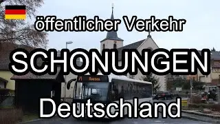 Schonungen, Deutschland. &ouml;ffentlicher Verkehr