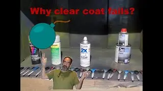  Clear Coat Fails Model Car Paint Testing How To part 1