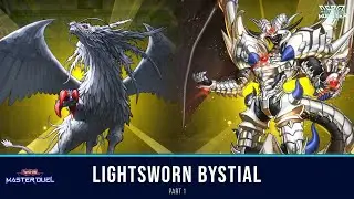 LIGHTSWORN BYSTIAL DECK 2023 MASTER DUEL GAMEPLAY AND DECKLIST [YU-GI-OH! MASTER DUEL]