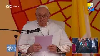 Rencontre du pape François avec les autorités, la société civile et le corps diplomatique en RDC