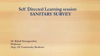 SDL   Sanitary Survey
