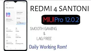 Redmi 4X: MIUIPro INDIA Stable- MIUI 12.0.2 | LAG FREE! | Android 10 Gaming Rom | Full Review