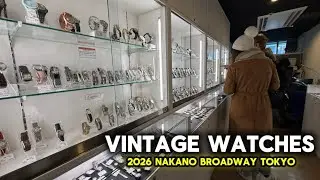 Exploring Tokyo Vintage Watch Store 2026: 7HOURS in Nakano Broadway (Rolex, Omega, & More)