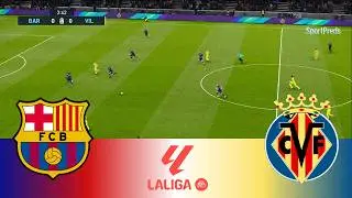 Barcelona vs Villarreal - La Liga 2025/26 | Full Match All Goals | PES 21 Gameplay