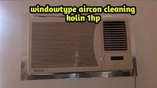 cleaning of windowtype aircon (kolin 1h)