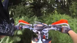 2014 ktm 250exc f vs  freeride 350