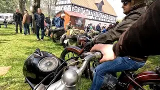 Поездка на встречу классических автомобилей с мотоциклами 2023 года