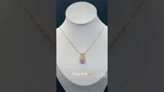Rose quartz 💕✨ #handmadejewelry #jewelry #handmadenecklace #necklace #rosequartz