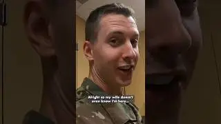 🤫 Posing as a patient to surprise wife after deployment #shorts