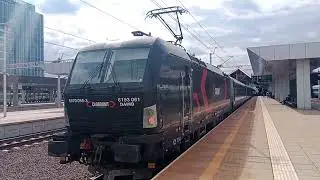 193 061 z IC ADRIATIC EXPRESS do Warszawy Wsch. zatrzymuje się na stacji Warszawa Zach. 26.08.2025