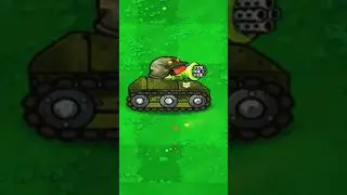 strongest peashooter tank vs zombies #shorts #pvzmod
