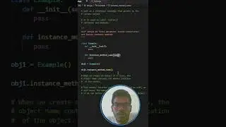 self variable in python ? #python #oopsconcept #oop #programming #objectorientedprogramming