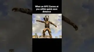 When an NPC makes a BIG mistake 😵 #fallout