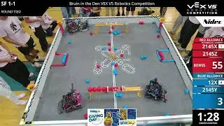 Bruin in the Den 2025 | Match SF 1-1, 2145X & 2145Z vs 12X & 2145Y | V5 Push Back