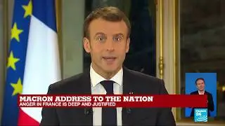 REPLAY: Macron addresses the nation on Yellow Vest protests
