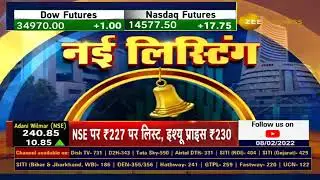 Adani Wilmar IPO Listing | rises after listing at a discount of 1% to the issue price of ₹230/sh