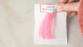 Brite Instant Colour Pastel Pink Swatching on 613