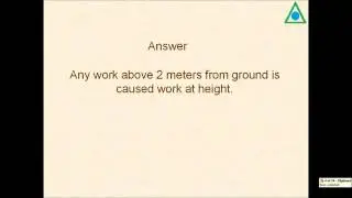 What is work at height